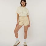 Le shorty - beige coton