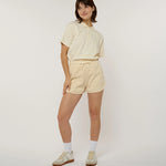 Le shorty - beige coton