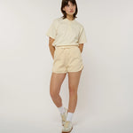 Le shorty - beige coton