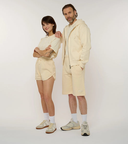 Le shorty - beige coton