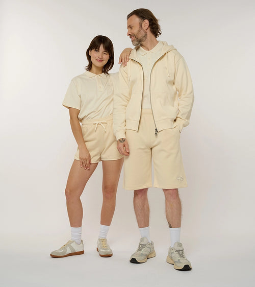 Le shorty - beige coton