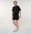 Shorty + T-shirt W - bleu nuit