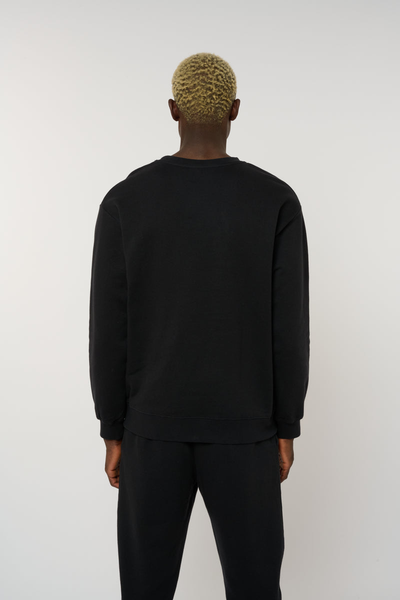 Le sweaty - sweatshirt unisexe coloris bleu nuit - nogender