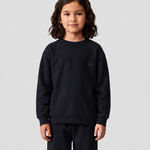 Le Sweaty enfant bleu nuit, sweat enfant sans capuche en coton biologique – vue 4
