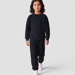 Le Sweaty enfant bleu nuit, sweat enfant sans capuche en coton biologique – vue 8