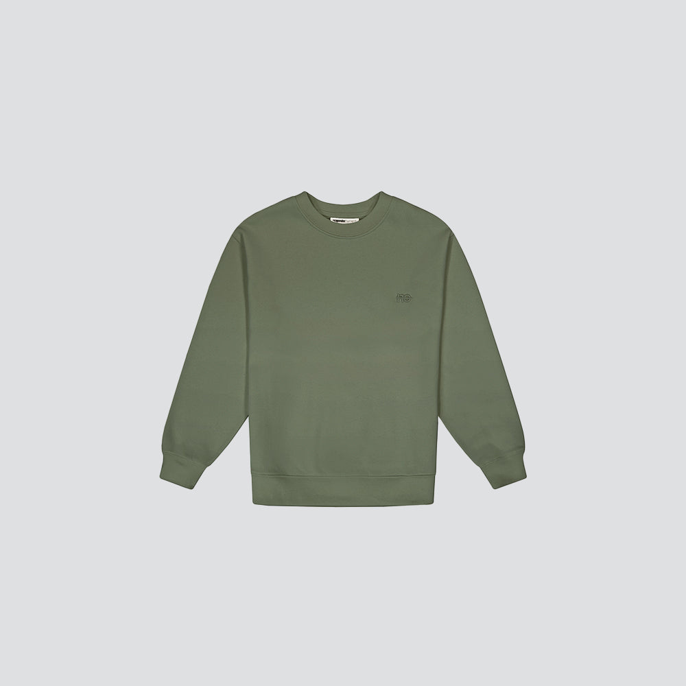 Sweaty + Flowy enfant vert kaki, ensemble sweat et jogging enfant en coton biologique – vue 5