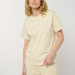 Le ty-shirt O - beige coton