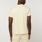 Le ty-shirt O - beige coton