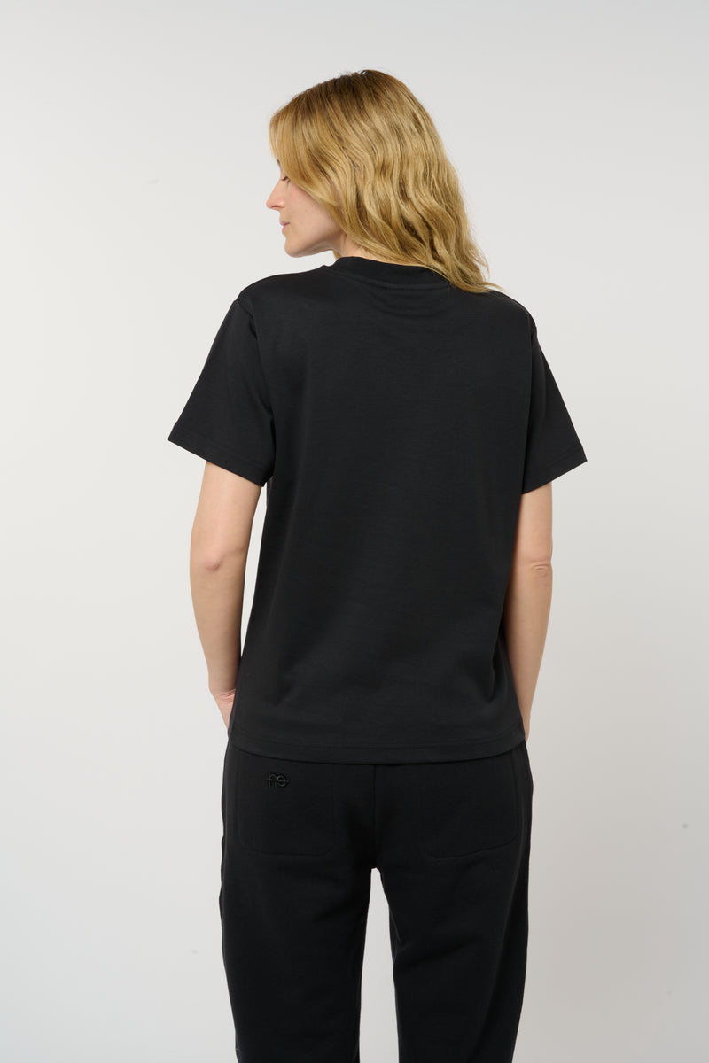 Le ty-shirt o - t-shirt unisexe coloris bleu nuit - nogender