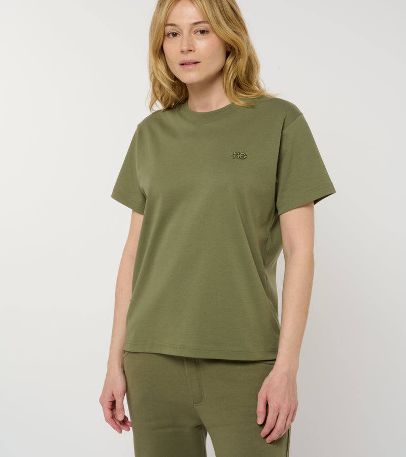 Le ty-shirt O - vert kaki