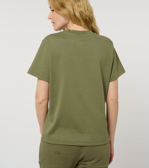 Le ty-shirt O - vert kaki