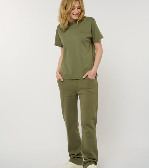 Le ty-shirt O - vert kaki
