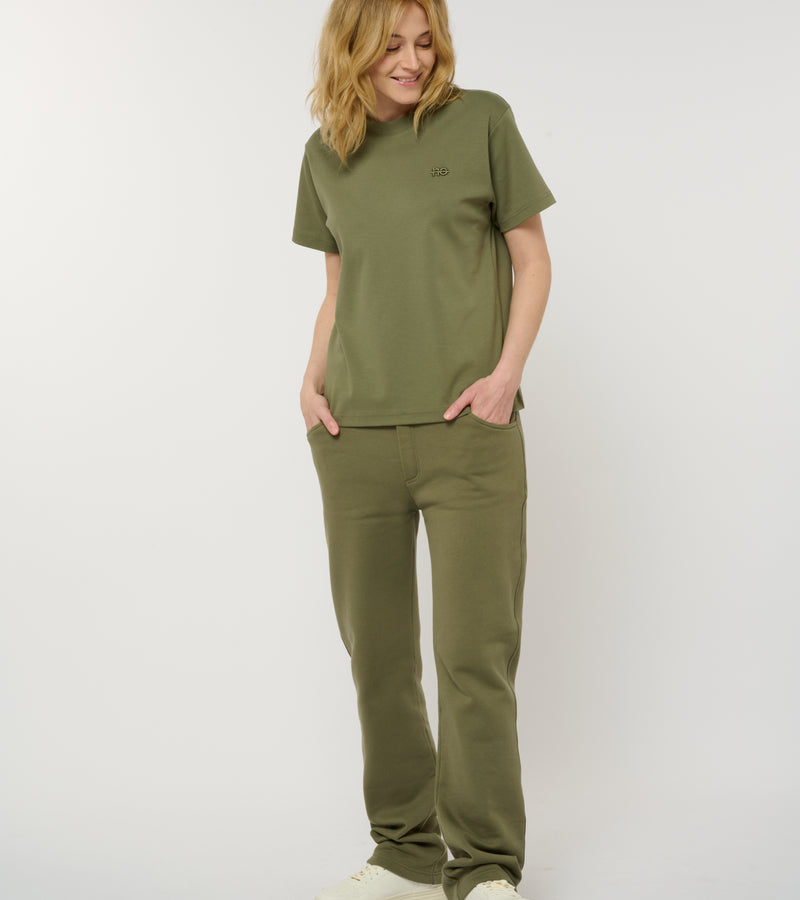 Le ty-shirt O - vert kaki