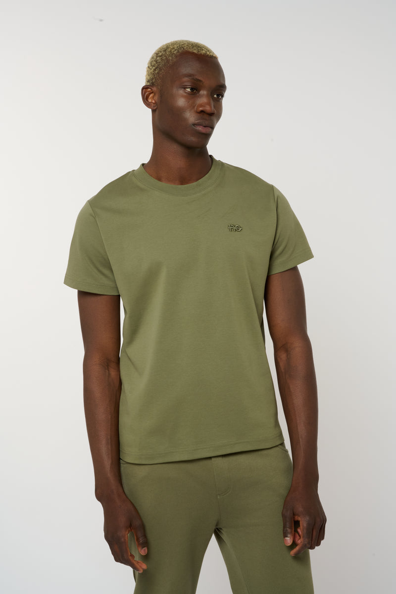 Le ty-shirt O - vert kaki