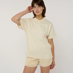 Le ty-shirt W - beige coton