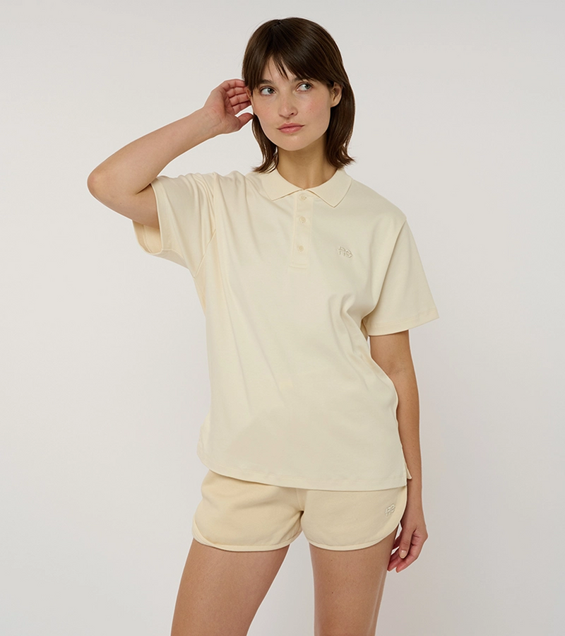 Le ty-shirt W - beige coton
