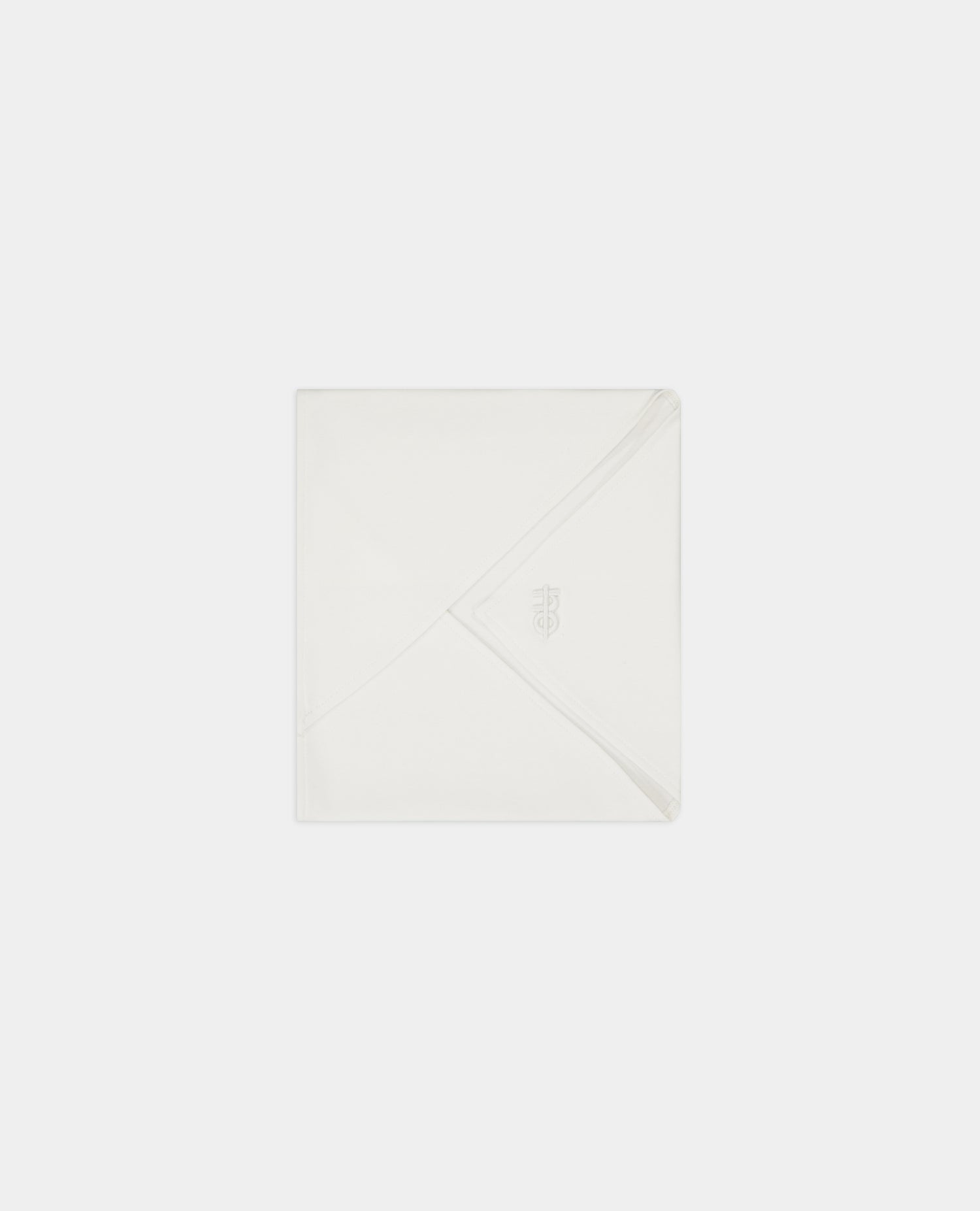 Le Trigly beige coton, foulard triangle à nouer en coton biologique – vue 2