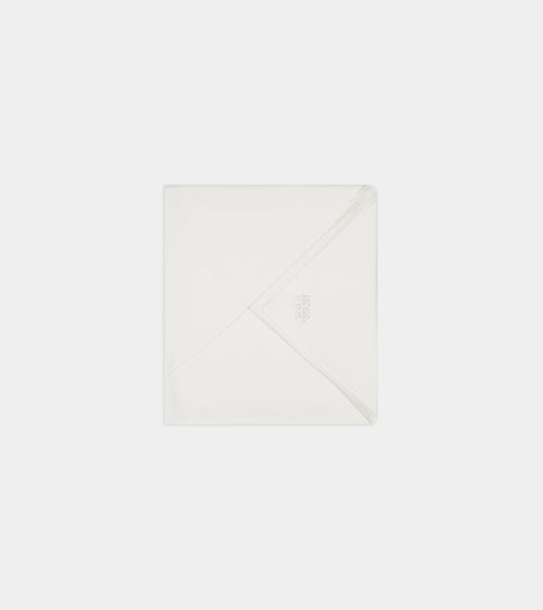 Le Trigly beige coton, foulard triangle à nouer en coton biologique – vue 2
