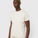 Le Ty-shirt O beige coton, T-shirt unisexe col rond en coton biologique – vue 2
