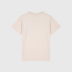 Le Ty-shirt O beige coton, T-shirt unisexe col rond en coton biologique – vue 9