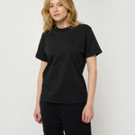 Le Ty-shirt O bleu nuit, T-shirt unisexe col rond en coton biologique – vue 1
