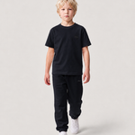 Le Ty-shirt O enfant bleu nuit, T-shirt enfant col rond en coton biologique – vue 6