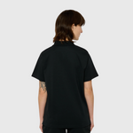 Le Ty-shirt W bleu nuit, T-shirt unisexe col polo en coton biologique – vue 6