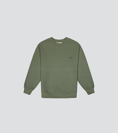 sweat enfant vert kaki