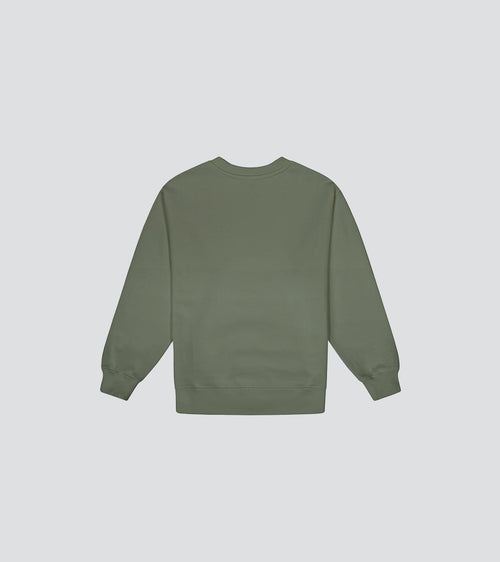 sweat enfant vert kaki