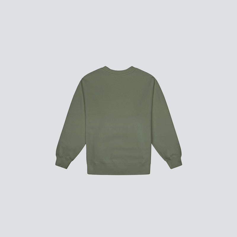 sweat enfant vert kaki