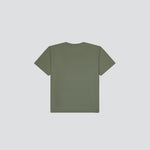 t-shirt enfant vert kaki matchy parent