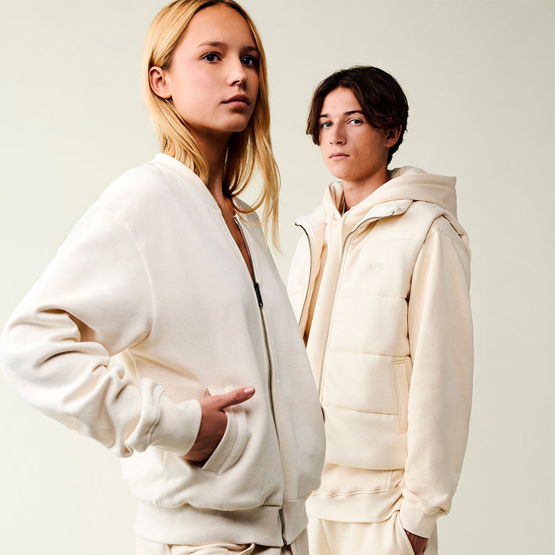 veste teddy beige