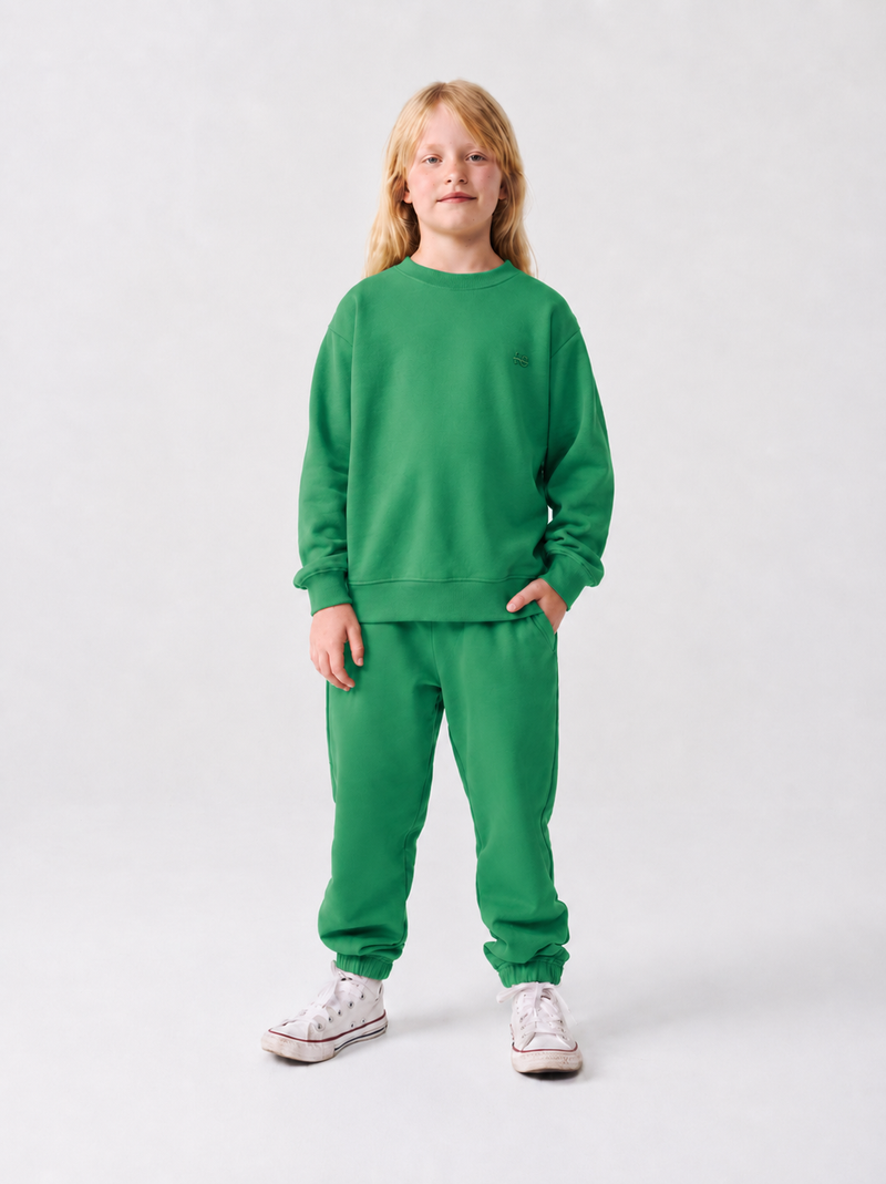 Sweaty + Flowy enfant - vert émeraude