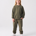 Sweaty + Flowy enfant - vert kaki