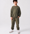 Sweaty + Flowy enfant - vert kaki